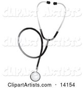 Black and Chrome Stethoscope