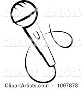 Black and White Singers Microphone 2