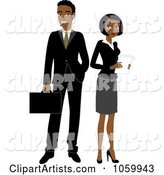 Black Business Man and Woman