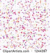 Colorful Confetti Dot Background