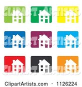 Colorful House Icons