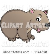 Cute Aussie Wombat