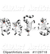 Cute Lemur in Different Poses