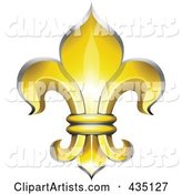 Golden Fleur De Lys Symbol