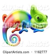 Gradient Rainbow Chameleon Lizard