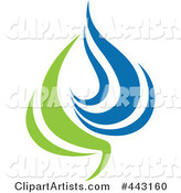 Green and Blue Ecology Logo Icon - 15