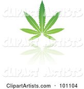 Green Leaf Logo Icon - 5