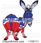 Grinning Democratic Donkey