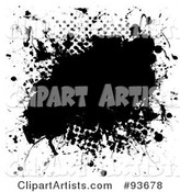 Grungy Black Splatter of Ink - 3