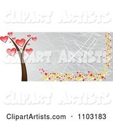 Grungy Heart Tree Website Banner