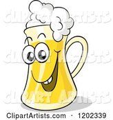 Happy Beer Mug with Froth