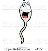 Happy Smiling Sperm Face