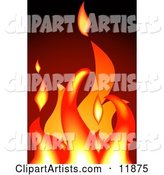 Hot Flames in a Fire