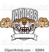 Jaguars Character School Mascot Logo