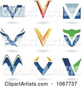 Letter V Logo Icons