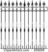 Ornate Wrought Iron Fencing