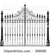 Ornate Wrought Iron Gate