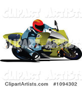 Person Riding a Motorcycle 6