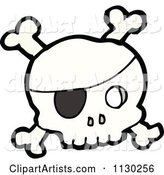 Pirate Skull with Crossbones 2