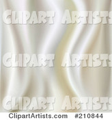 Ripply White Silk Texture Background