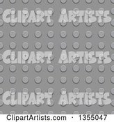 Seamless Background of Gray Lego Constructor Texture