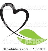 Seedling Plant Ecology Heart Logo