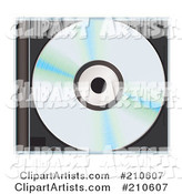 Shiny CD in a Closed Hard Case