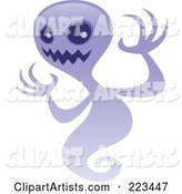 Spooky Purple Ghost
