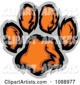 Tiger Paw Print