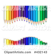 Wavy Colored Pencil Border