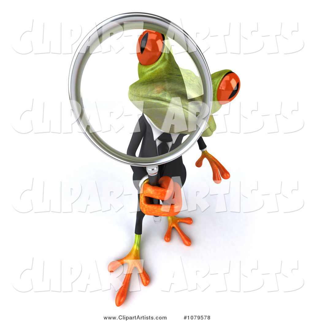 Business Springer Frog Investigating 3