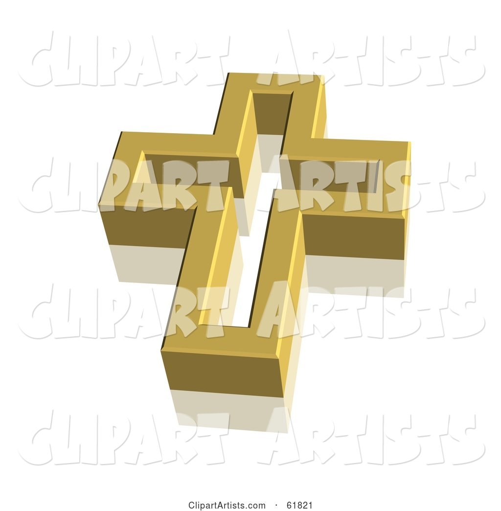Gold Christian Cross