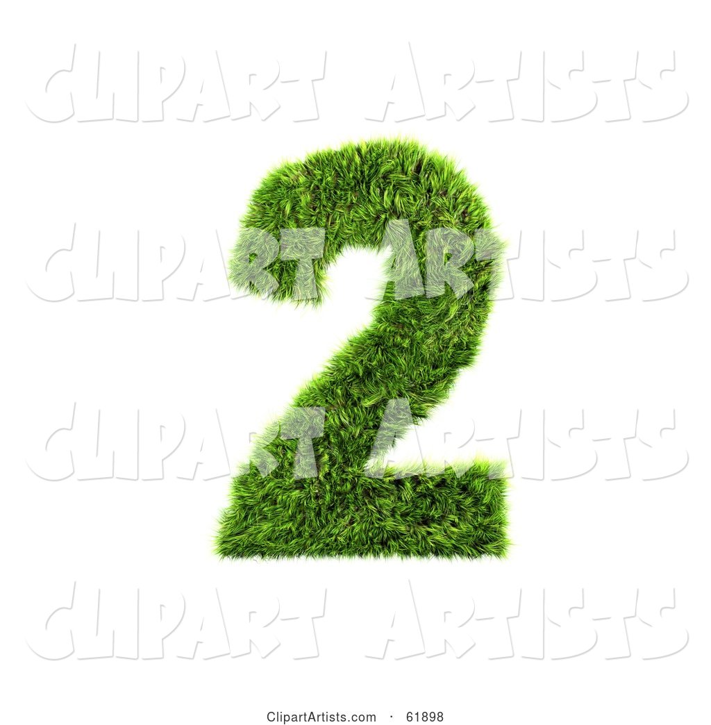 Green Grassy Number; 2