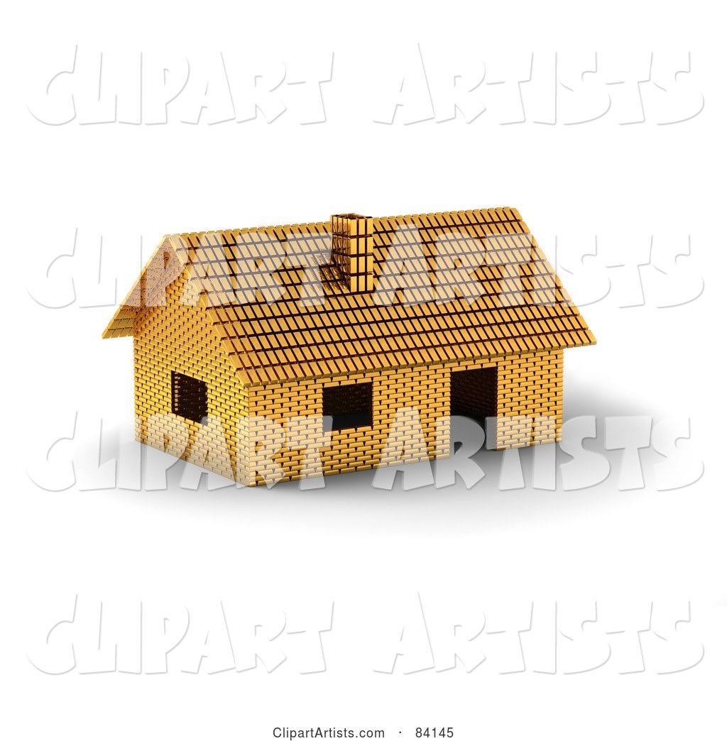 Home Constructed of Gold Bars