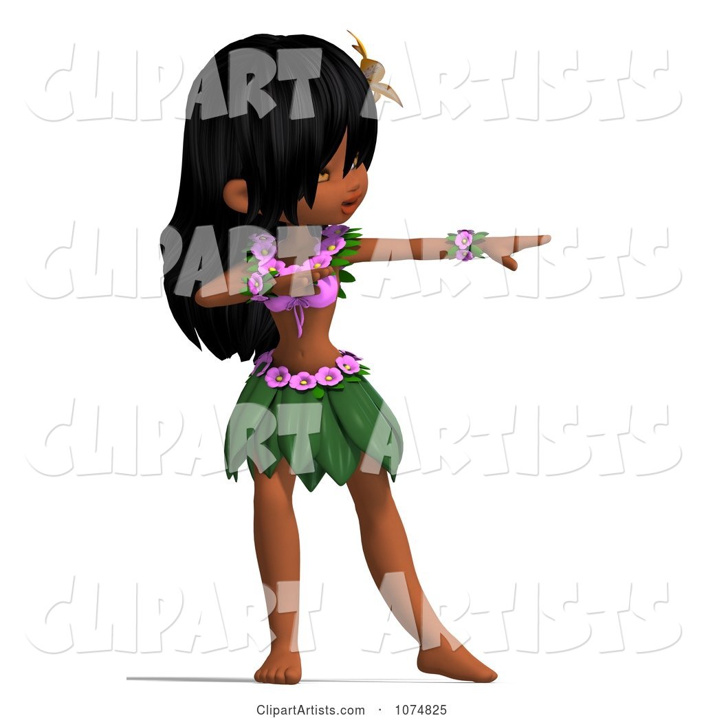 Hula Dancer Girl 8
