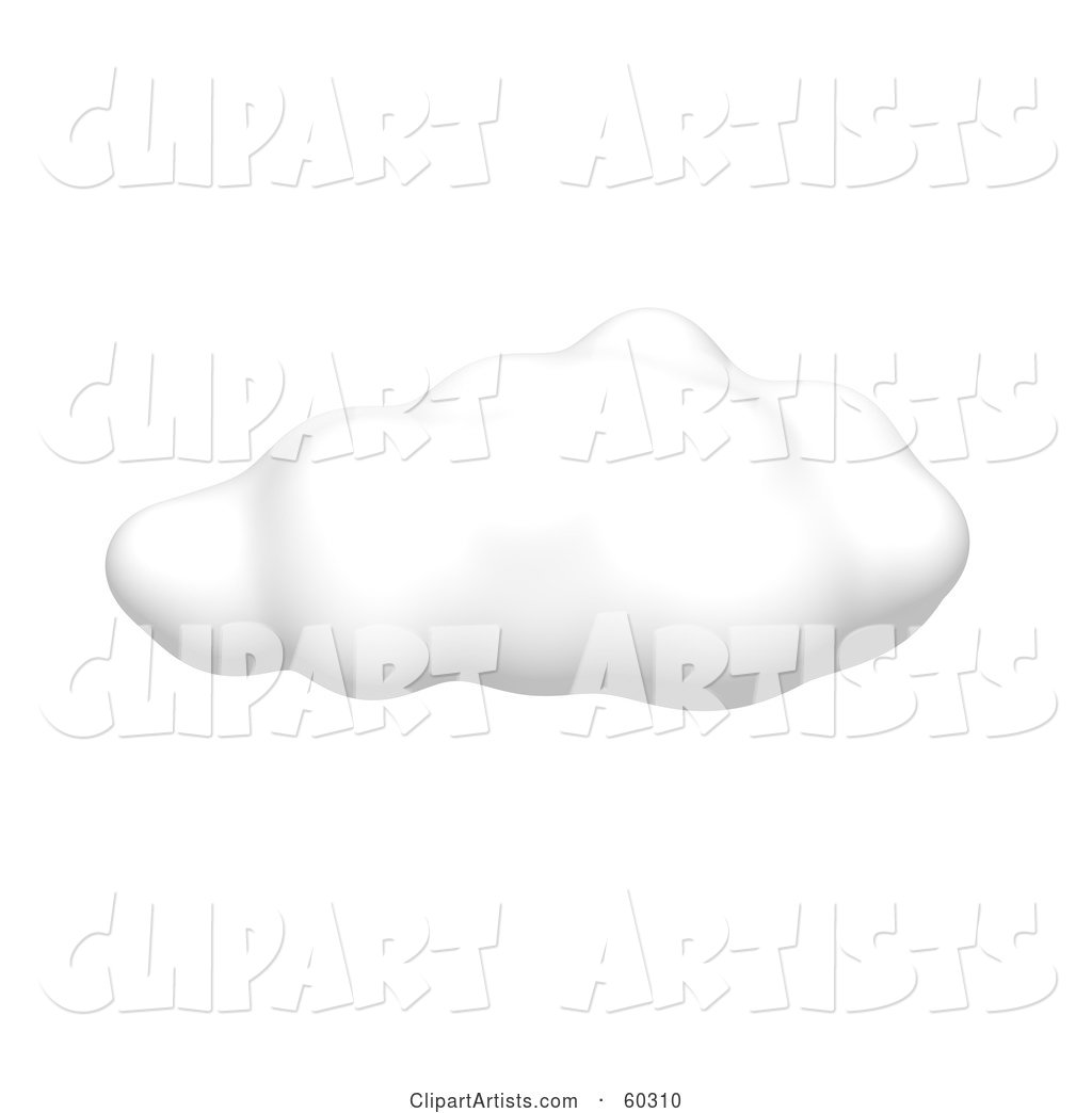 Isolated Puffy White Cloud