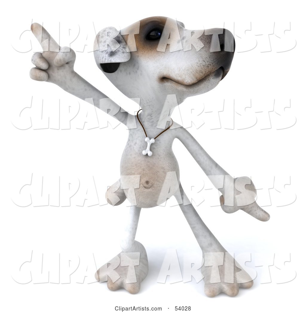 Jack Russell Terrier Pooch Character Dancing - Pose 1