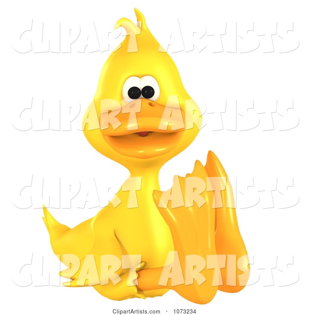 Yellow Ducky Sitting