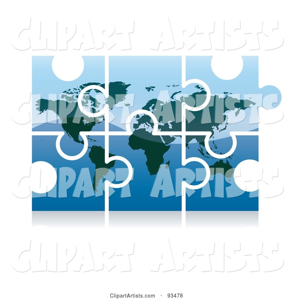 Blue World Puzzle App Icon