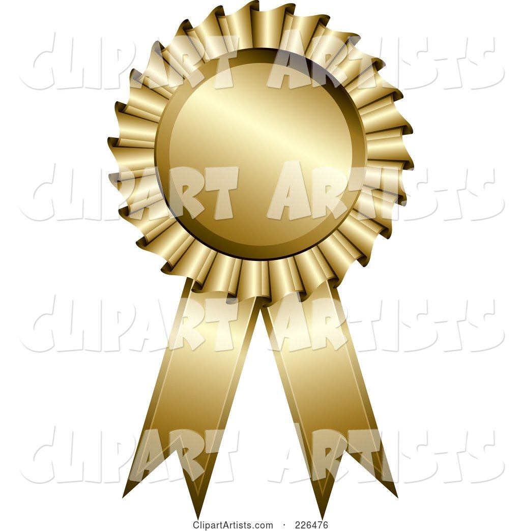 Golden Award Ribbon