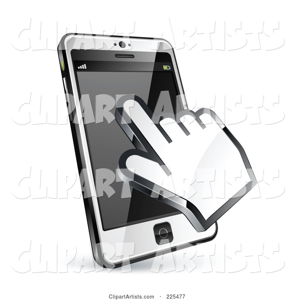 Hand Cursor Using a Touch Cell Phone