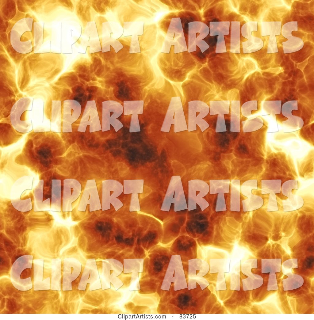 Background of a Hot Fiery Explosion
