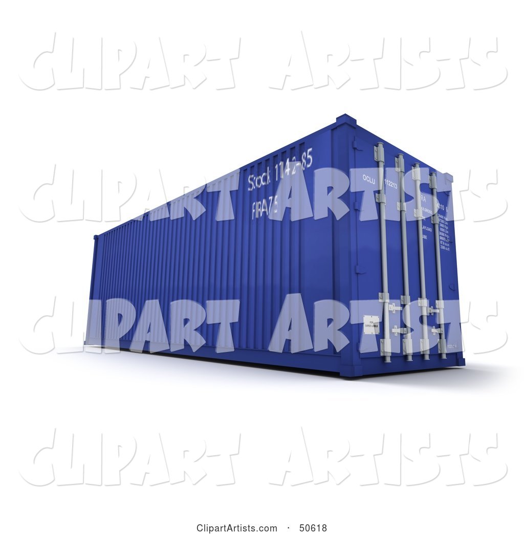 Blue Cargo Container - Version 1