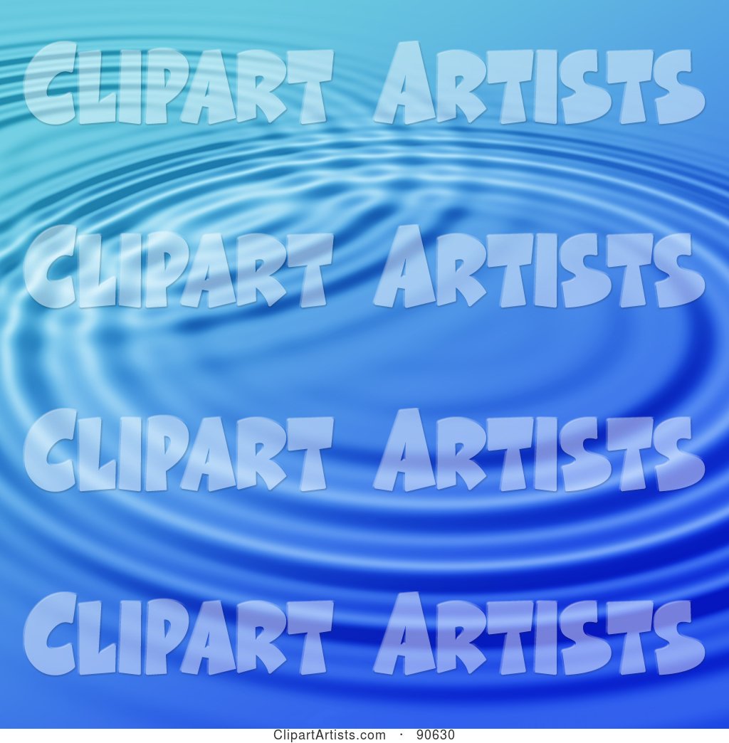 Blue Rippling Water Background - 1