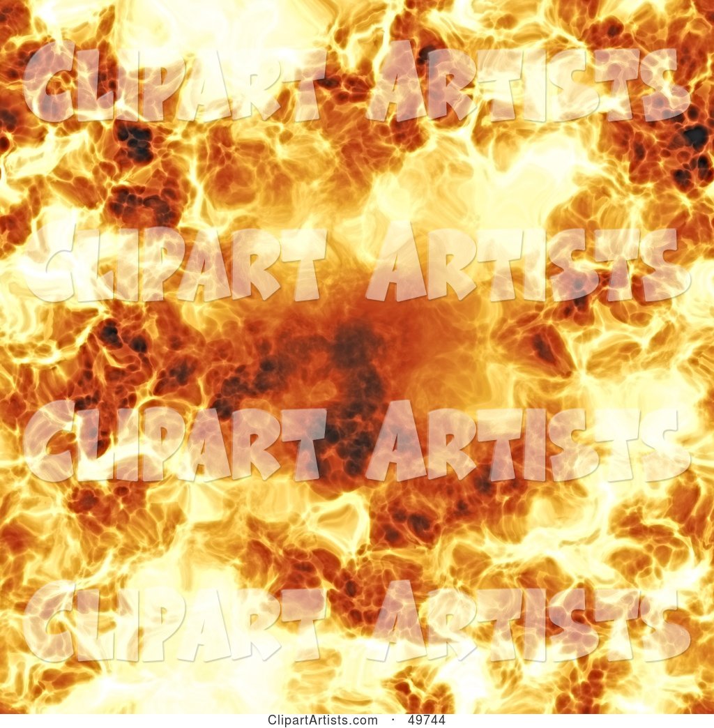 Flaming Fire Background
