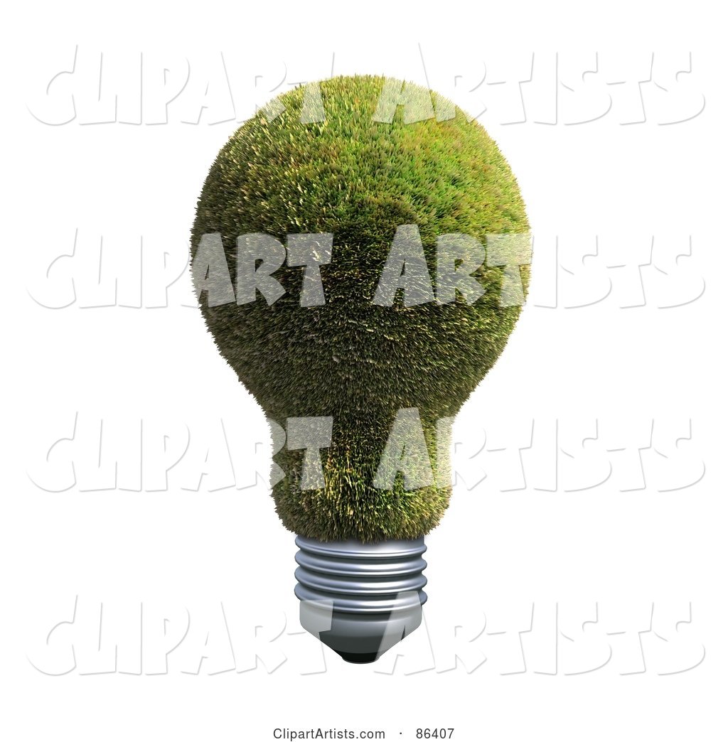 Grassy Electric Light Bulb