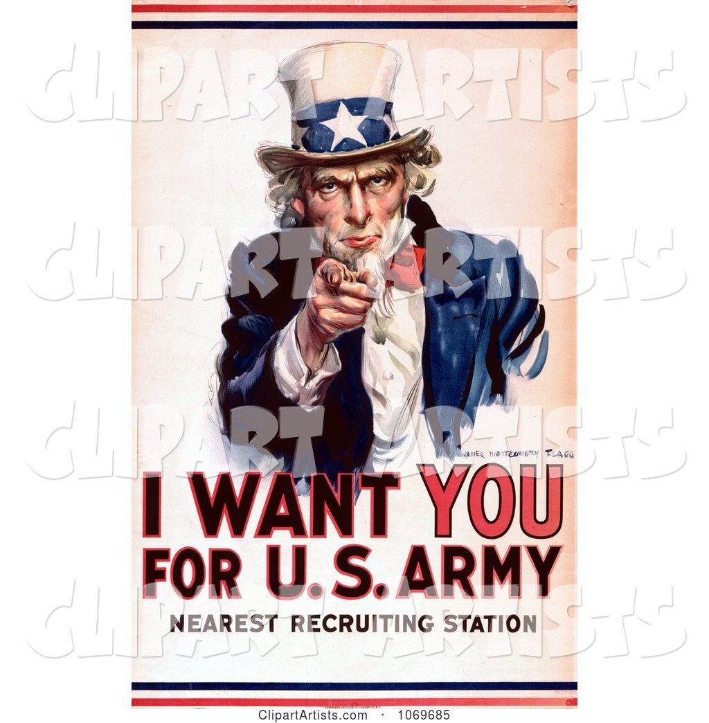 I Want You for the US Army Uncle Sam