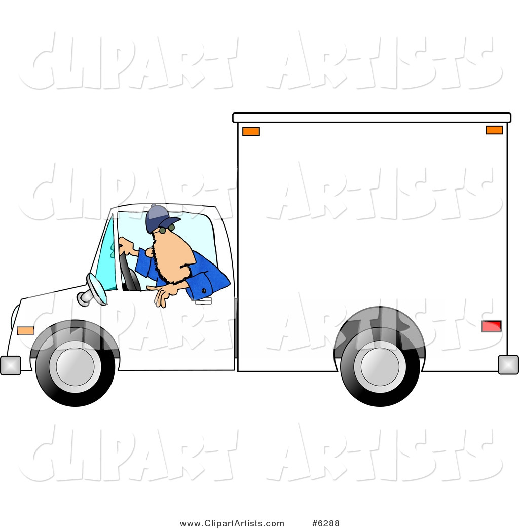Man Backing up a Delivery Truck