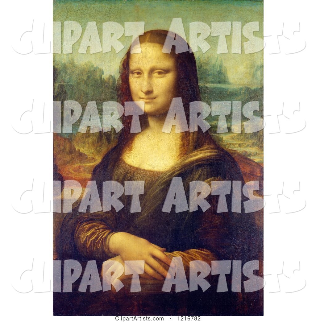 The Mona Lisa Oil on Poplar Painting Originally by Leonardo Da Vinci
