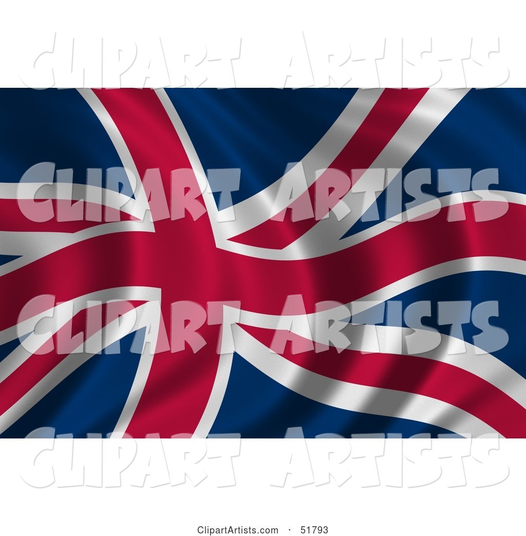 Wavy Britian Flag - Version 2